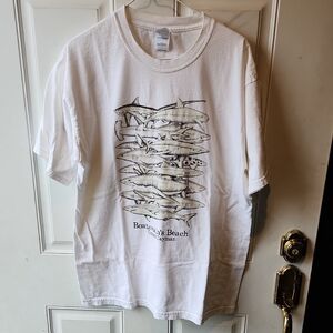 Botswain's Beach Grand Cayman Shark Tshirt Size L